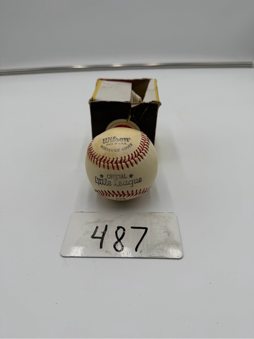 Vintage Wilson Official Little League Baseball A1074 Horsehide USA w Original Bo
